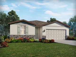 New construction Single-Family house 13476 Westbridge Blvd, Spring Hill, FL 34609 Foxglove- photo 1