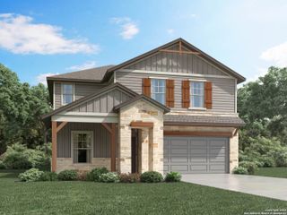 New construction Single-Family house 29327 Lawless Blvd, San Antonio, TX 78260 The Winedale (880)- photo