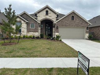 New construction Single-Family house 18338 Tiger Flowers Drive, Conroe, TX 77302 Mirabelle- photo 1