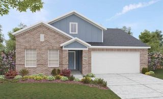New construction Single-Family house 9029 Pecos Place, Willis, TX 77378 Landmark Series - Meyerson- photo 1