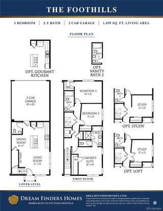 New construction Townhouse house 9628 Browns Peak Circle, Littleton, CO 80125 Foothills- photo