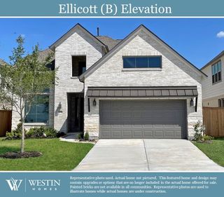 New construction Single-Family house 133 Basketflower Lane, Georgetown, TX 78628  The Ellicott- photo 1