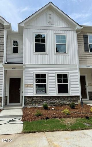 New construction Townhouse house 4933 Microcline Trail, Raleigh, NC 27610 Meredith- photo