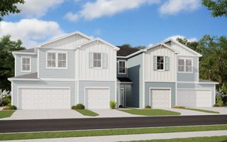 New construction Townhouse house 180 Brandon Lakes Drive, Saint Augustine, FL 32092 - photo 1