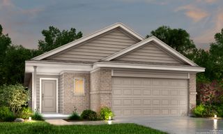 New construction Single-Family house 13734 Pinkston, San Antonio, TX 78252 The Bertram- photo