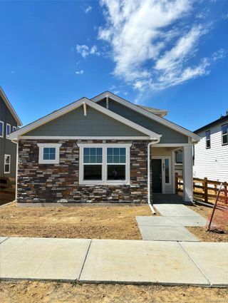 New construction Single-Family house 781 N Bently Street, Watkins, CO 80137 The Willowbrook- photo