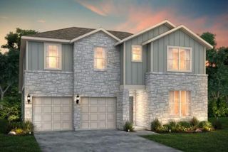New construction Single-Family house 155 Bell Chime Dr, Liberty Hill, TX 78641 Albany- photo 1