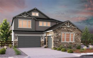 New construction Single-Family house 3697 Rucksack Court, Castle Rock, CO 80108 Marble- photo