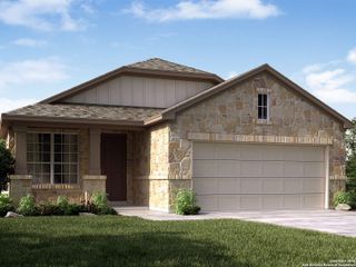 New construction Single-Family house 11534 Sagebrook Run, San Antonio, TX 78254 The San Saba (3015)- photo