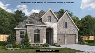 New construction Single-Family house 28436 Cohaset Way, San Antonio, TX 78260 Design 2476W- photo