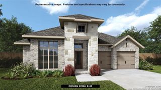 New construction Single-Family house 28470 Cohaset Way, San Antonio, TX 78260 Design 2206H- photo 1