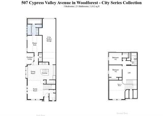 New construction Condo/Apt house 507 Cypress Valley Avenue, Montgomery, TX 77316 Bolton Plan- photo 1