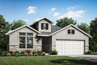 New construction Single-Family house 104 Garden Rose Pass, Georgetown, TX 78628 Meridian- photo