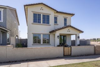 New construction Single-Family house 9357 E. Sebring Ave, Mesa, AZ 85212 Chartreuse- photo