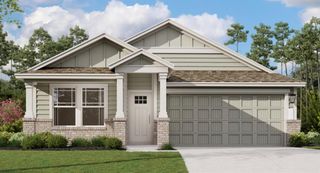 New construction Single-Family house 2400 Four Waters Loop, Georgetown, TX 78628 Aplin II- photo