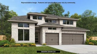 New construction Single-Family house 236 Paint Creek, Boerne, TX 78006 Design 3203W- photo