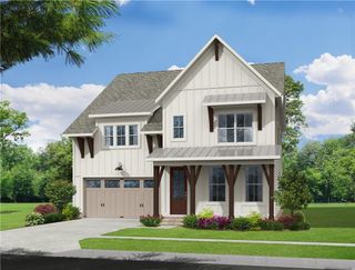 New construction Single-Family house 2411 Siskin Square Road, Duluth, GA 30096 The Mansfield - photo 1