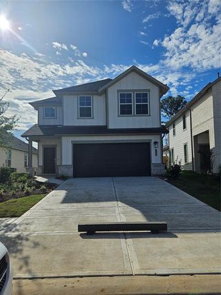 New construction Single-Family house 7206 Clearwater Cove Dr, Cypress, TX 77433 Guadalupe- photo 1