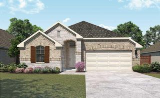 New construction Single-Family house 13709 Bothwell Pl, Manor, TX 78653 Mahogany- photo 1