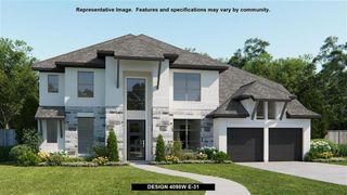 New construction Single-Family house 25214 Drumin Drive, Katy, TX 77493 Design 4098W- photo 1