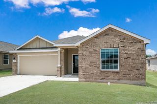 New construction Single-Family house 8805 Tio Flores, Seguin, TX 78155 Jardin- photo 1