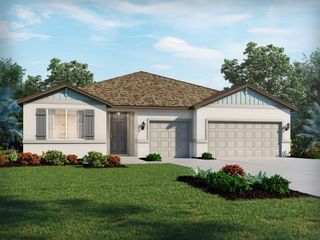 New construction Single-Family house 7005 Norris Landing Place, Parrish, FL 34219 Oakhurst- photo 1