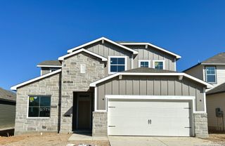 New construction Single-Family house 16524 Rosemary Ridge, Elmendorf, TX 78112 Poinseta- photo