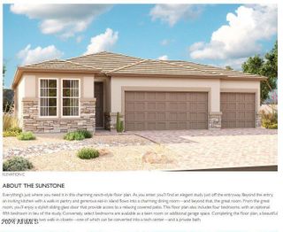 New construction Single-Family house 17744 W Blue Sky Drive, Surprise, AZ 85387 Sunstone- photo 1