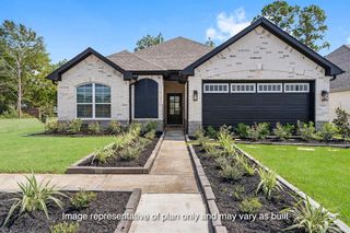 New construction Single-Family house 12128 Alydar Drive, Willis, TX 77318 Cypress- photo 1