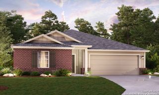 New construction Single-Family house 12311 Flatiron Way, San Antonio, TX 78002 Kingsley- photo 1