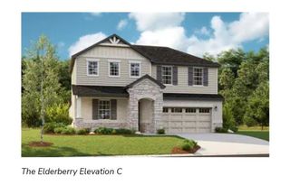 New construction Single-Family house 624 Seabiscuit Dr, Jarrell, TX 76537 Elderberry- photo 1