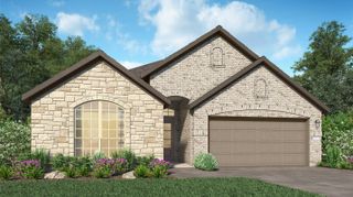 New construction Single-Family house 17206 Coppice Oak Drive, Hockley, TX 77447 Hanover II- photo 1