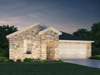 New construction Single-Family house 106 Horned Owl, Cedar Creek, TX 78612 The Burnett (825)- photo