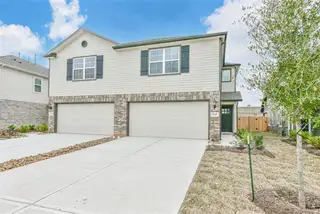 New construction Townhouse house 5247  Shallowhurst Lane, Cypress, TX 77433 The Rose A- photo 1