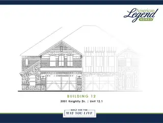 New construction Duplex house 3501 Knightly Drive, Lewisville, TX 75056 Building 12 Unit 1- photo