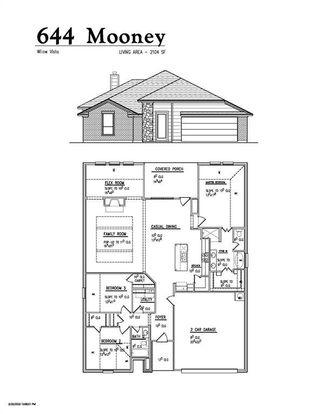 New construction Single-Family house 644 Mooney Drive, Saginaw, TX 76179 - photo 1