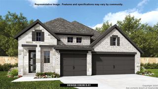 New construction Single-Family house 28452 Cohaset Way, San Antonio, TX 78260 Design 2263W- photo 1