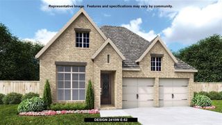 New construction Single-Family house 18846 Halter Meadow Trail, Tomball, TX 77377 Design 2410W- photo 1