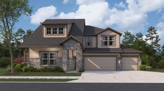 New construction Single-Family house 1813 Four Waters Loop, Georgetown, TX 78628 Hudson II- photo