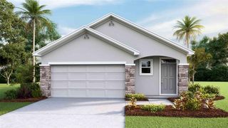 New construction Single-Family house 7399 Broad River Avenue, Land O' Lakes, FL 34638 Allex II- photo