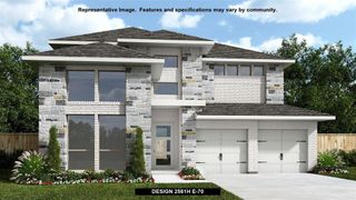 New construction Single-Family house 809 Round Mountain Pass, Georgetown, TX 78628 Design 2561H- photo