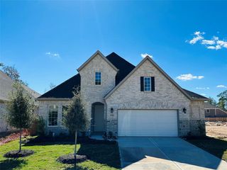 New construction Single-Family house 13082 Soaring Forest Drive, Conroe, TX 77302 Plan 4125 Exterior B- photo