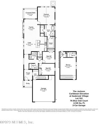 New construction Single-Family house 76 Blue Oak Court, Ponte Vedra, FL 32081 The Jackson at Seabrook Village- photo