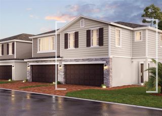 New construction Townhouse house 4858 Cedar Bay Terrace, Kissimmee, FL 34746 Allendale- photo 1