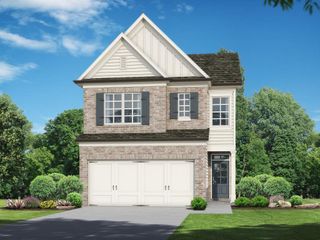 New construction Townhouse house 1587 Gin Blossom Circle, Lawrenceville, GA 30045 Walker Anderson  The Davenport- photo