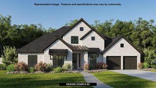 New construction Single-Family house 5007 Fountainhead Lane, Manvel, TX 77578 Design 3334W- photo 1