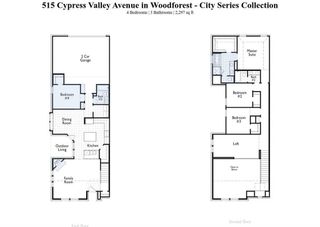 New construction Condo/Apt house 515 Cypress Valley Avenue, Montgomery, TX 77316 Dorset Plan- photo 1