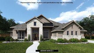 New construction Single-Family house 187 Violet Way, San Antonio, TX 78253 Design 3435A- photo