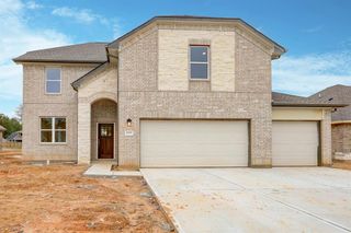 New construction Single-Family house 6215 Twin Fawns Drive, Conroe, TX 77303 Summit View C w/stone- photo 1