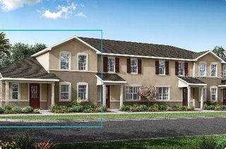New construction Townhouse house 2556 Chickasaw Plum Loop, Clermont, FL 34711 Sofia- photo 1